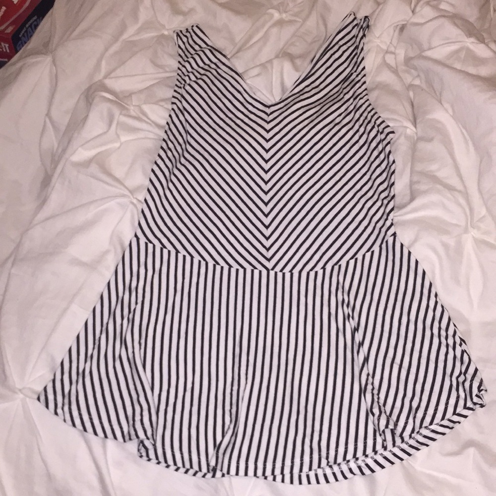 Peplum style top